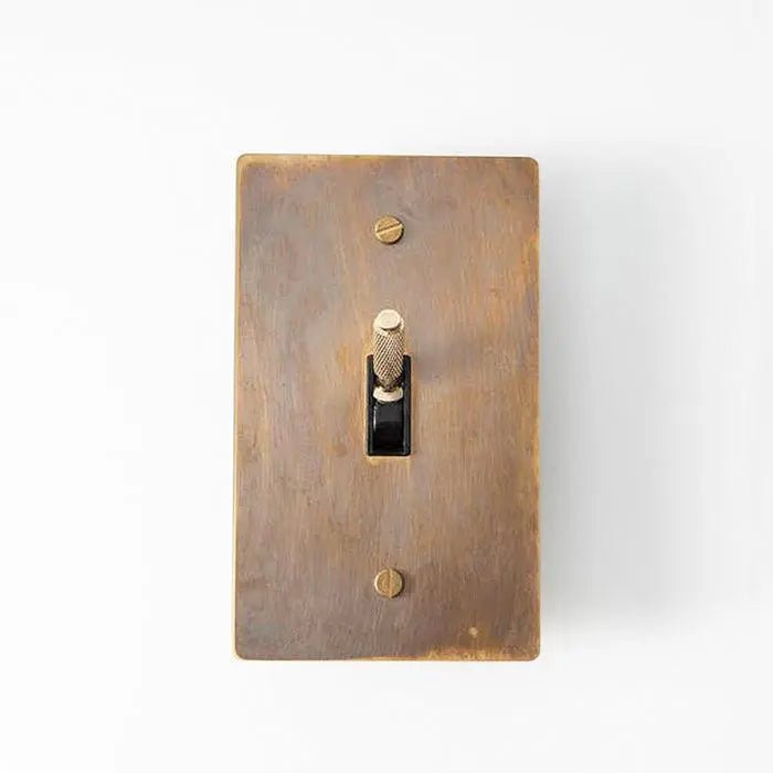 Brass Toggle Switch (1 - Gang) - Simprolos