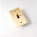 Brass Toggle Switch (1 - Gang) - Simprolos