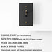 Brass Toggle Switch (1 - Gang) - Simprolos