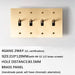 Brass Toggle Switch (1 to 5 Gang) - Simprolos