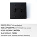 Brass Toggle Switch (1 to 5 Gang) - Simprolos