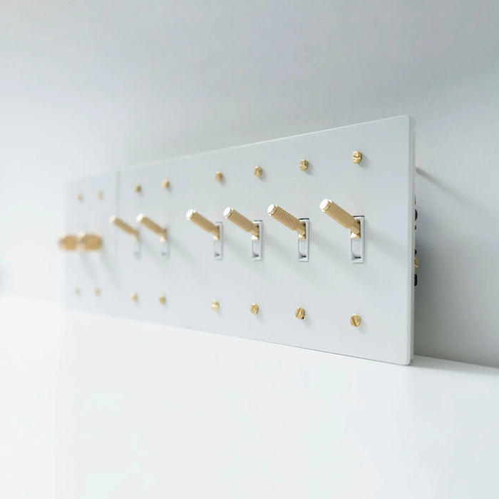 Brass Toggle Switch (1 to 5 Gang) - Simprolos