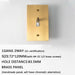 Brass Toggle Switch (1 to 5 Gang) - Simprolos