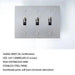 Brass Toggle Switch (1 to 5 Gang) - Simprolos