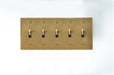 Brass Toggle Switch (1 to 5 Gang) - Simprolos