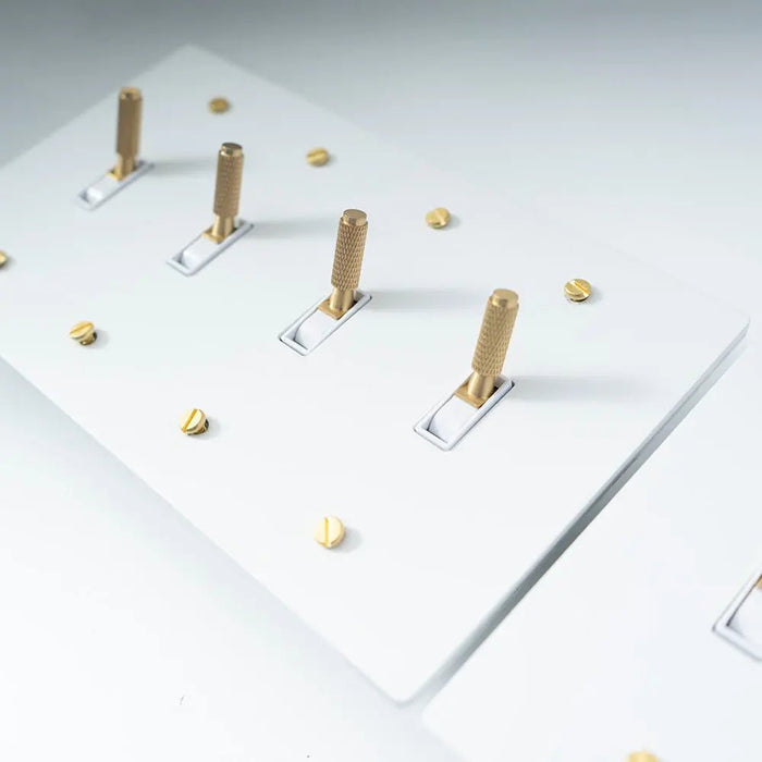 Brass Toggle Switch (1 to 5 Gang) - Simprolos