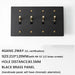 Brass Toggle Switch (1 to 5 Gang) - Simprolos