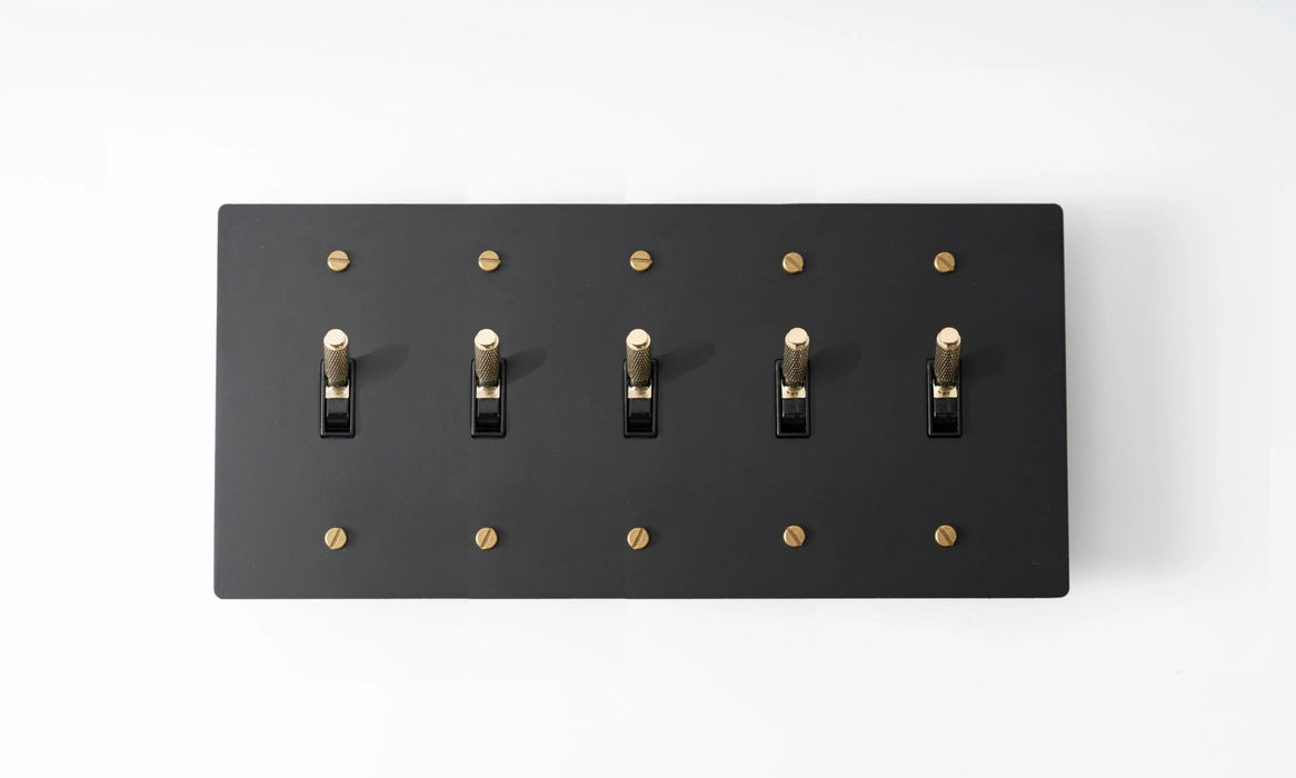 Brass Toggle Switch (1 to 5 Gang) - Simprolos