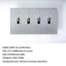 Brass Toggle Switch (1 to 5 Gang) - Simprolos