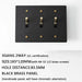 Brass Toggle Switch (1 to 5 Gang) - Simprolos