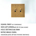 Brass Toggle Switch (1 to 5 Gang) - Simprolos