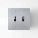 Brass Toggle Switch (2 - Gang) - Simprolos