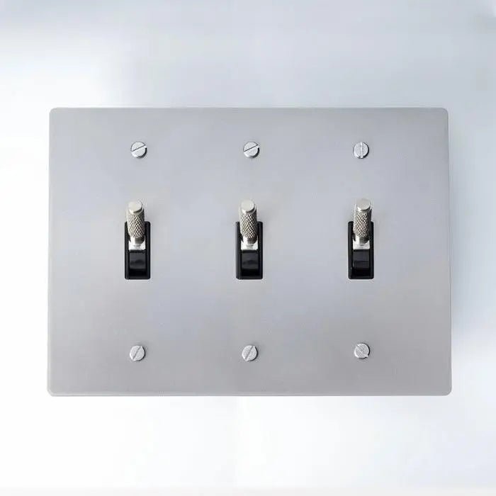 Brass Toggle Switch (3 - Gang) - Simprolos