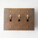 Brass Toggle Switch (3 - Gang) - Simprolos