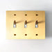 Brass Toggle Switch (3 - Gang) - Simprolos
