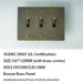 Brass Toggle Switch (3 - Gang) - Simprolos