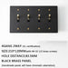 Brass Toggle Switch (4 - Gang) - Simprolos