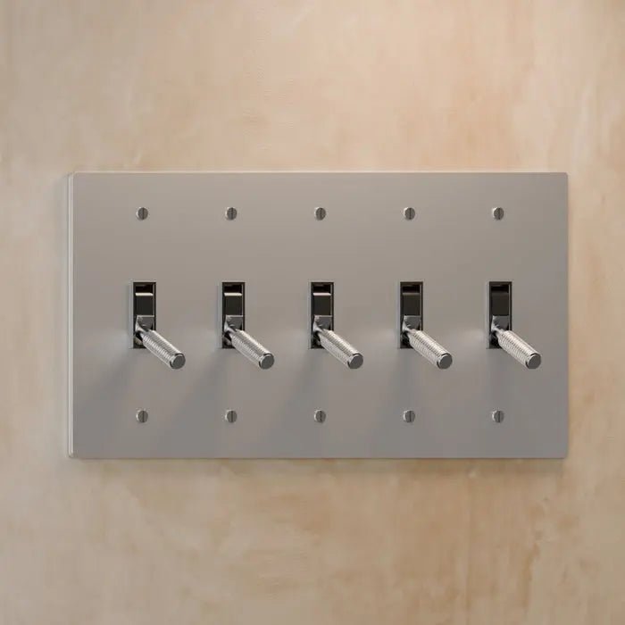 Brass Toggle Switch (5 - Gang) - Simprolos