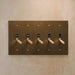 Brass Toggle Switch (5 - Gang) - Simprolos