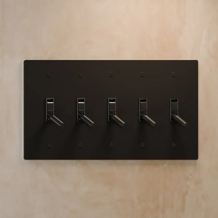 Brass Toggle Switch (5 - Gang) - Simprolos