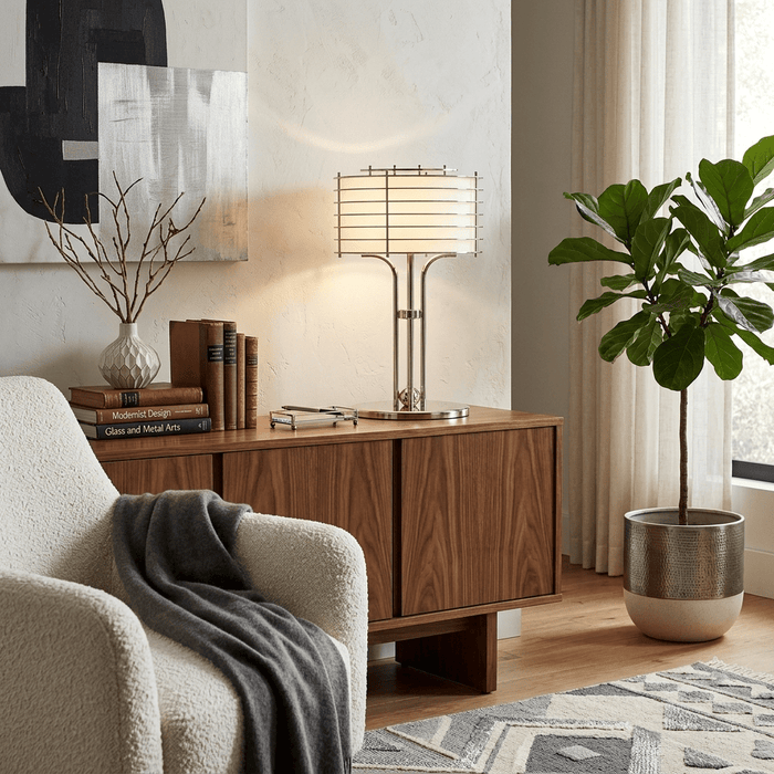 Bravon Linear Cage Table Lamp - Simprolos