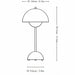 Brolly Table Lamp - Tap & Dim Simprolos