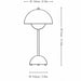Brolly Table Lamp - Tap & Dim - Simprolos