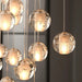 Bubble Crystal Ball Staircase Chandelier - Simprolos