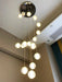 Bubble Crystal Ball Staircase Chandelier - Simprolos