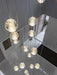 Bubble Crystal Ball Staircase Chandelier - Simprolos