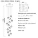 Bubble Crystal Ball Staircase Chandelier - Simprolos