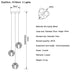 Bubble Crystal Ball Staircase Chandelier - Simprolos