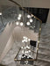 Bubble Crystal Ball Staircase Chandelier - Simprolos