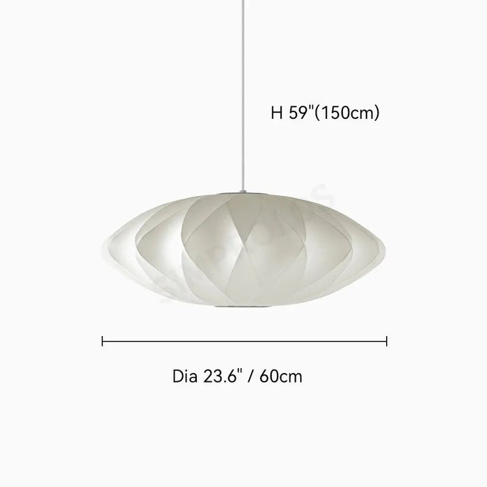 Bubble Mulberry Silk Pendant Lamp - Simprolos