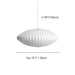 Bubble Mulberry Silk Pendant Lamp - Simprolos