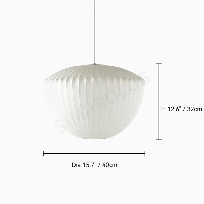 Bubble Mulberry Silk Pendant Lamp - Simprolos
