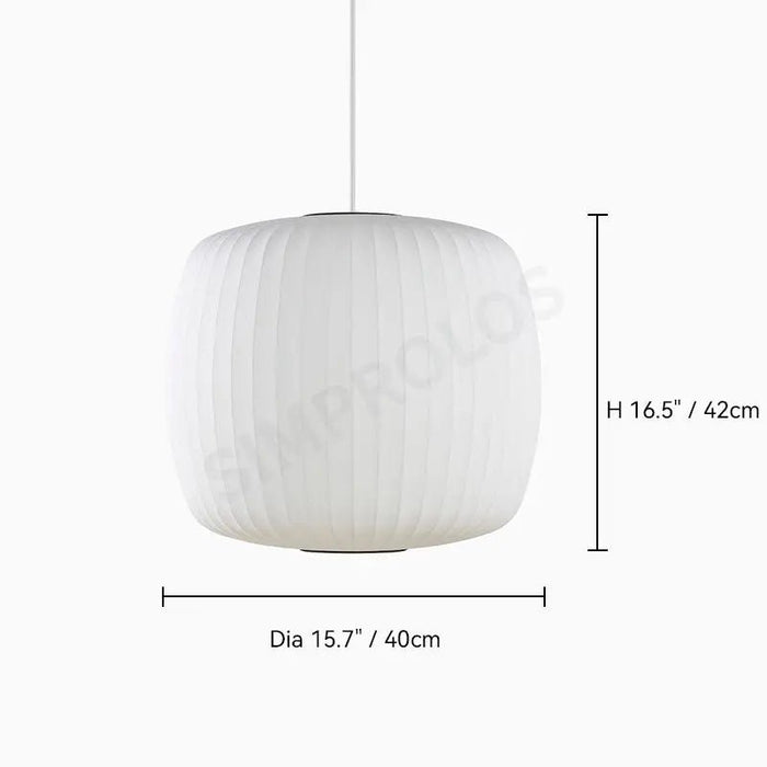 Bubble Mulberry Silk Pendant Lamp - Simprolos