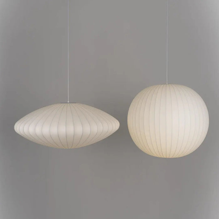 Bubble Mulberry Silk Pendant Lamp - Simprolos