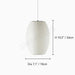Bubble Mulberry Silk Pendant Lamp - Simprolos