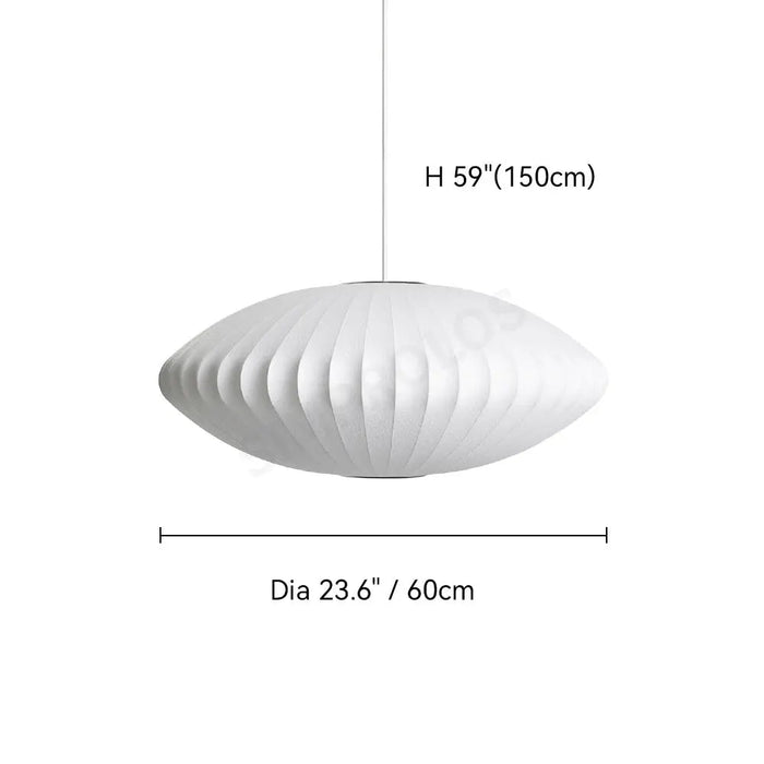 Bubble Mulberry Silk Pendant Lamp - Simprolos