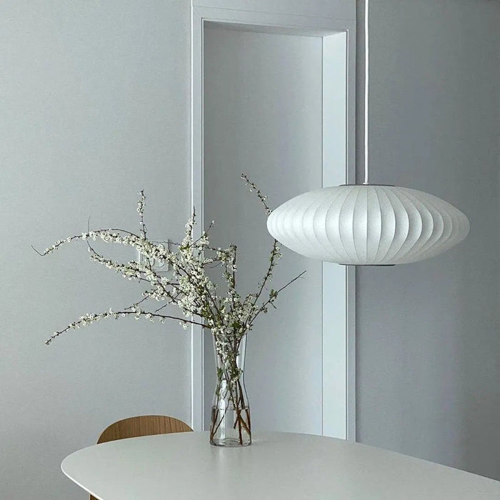 Bubble Mulberry Silk Pendant Lamp - Simprolos