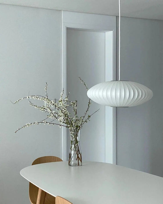 Bubble Mulberry Silk Pendant Lamp - Simprolos