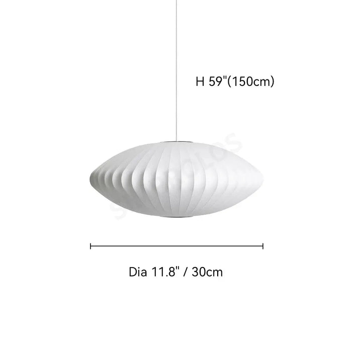 Bubble Mulberry Silk Pendant Lamp - Simprolos