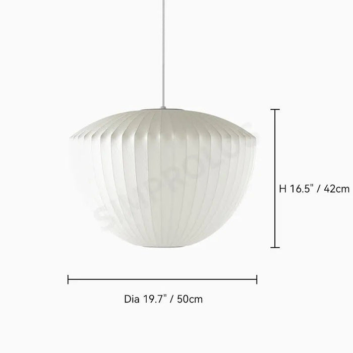 Bubble Mulberry Silk Pendant Lamp - Simprolos