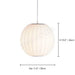 Bubble Mulberry Silk Pendant Lamp - Simprolos