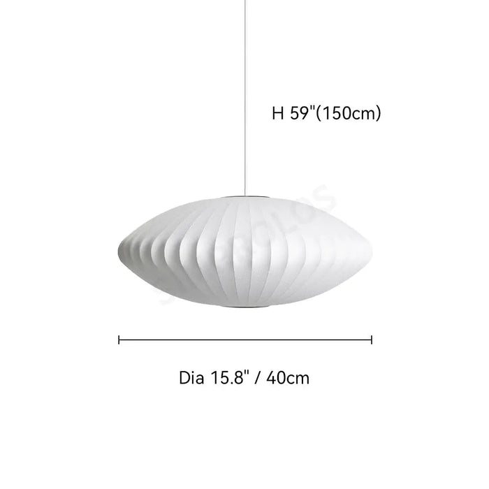 Bubble Mulberry Silk Pendant Lamp - Simprolos