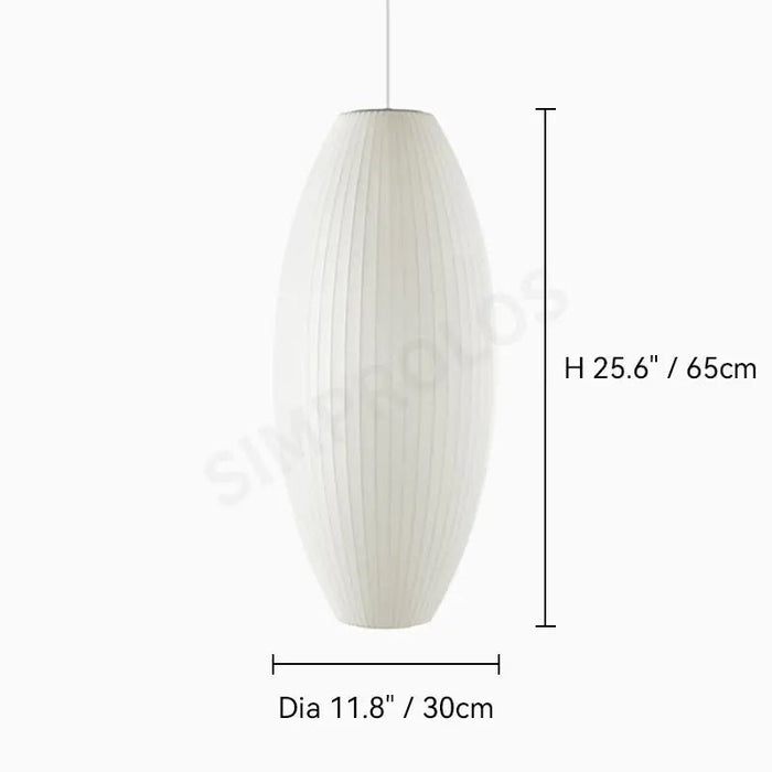 Bubble Mulberry Silk Pendant Lamp - Simprolos