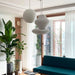 Bubble Mulberry Silk Pendant Lamp - Simprolos