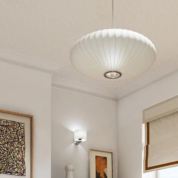 Bubble Mulberry Silk Pendant Lamp - Simprolos