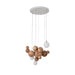 Bubble Wood Balls Chandelier - Simprolos